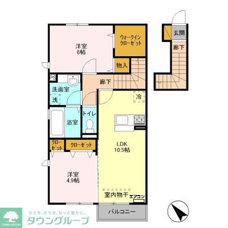 ゴールドパストラル VIIの物件間取画像